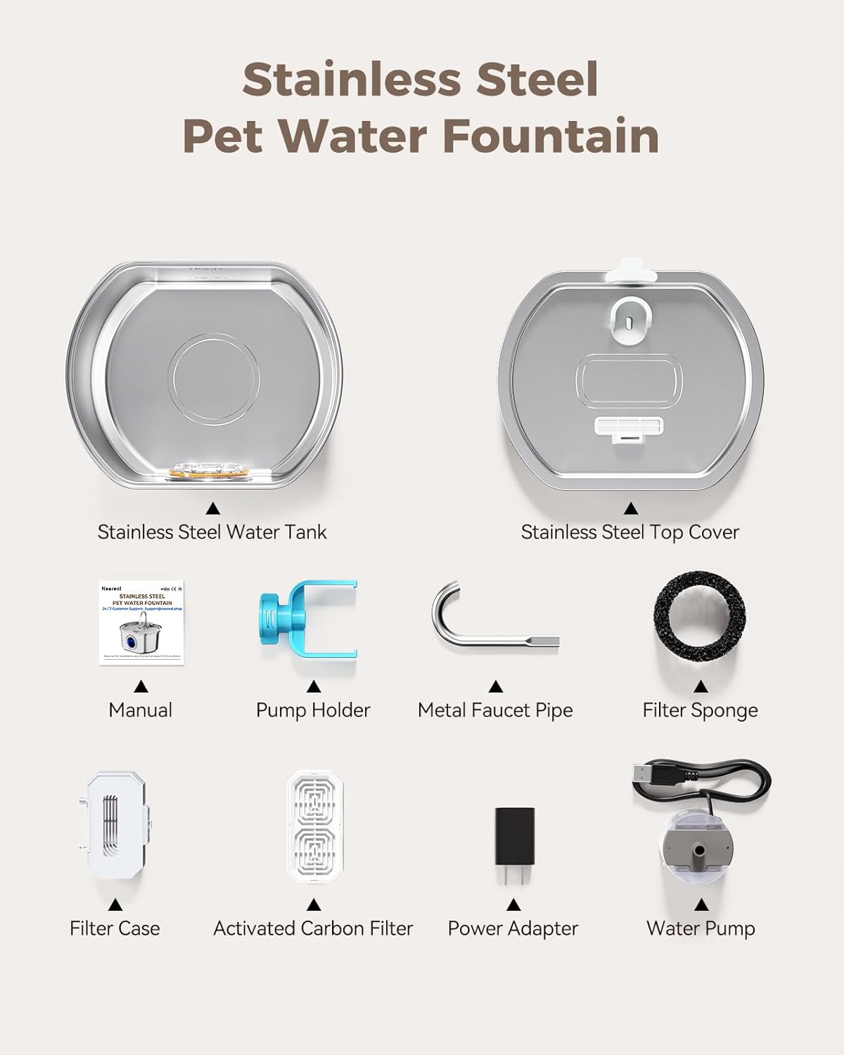 Kittyflows™ PureFlow Fountain – 3.2L