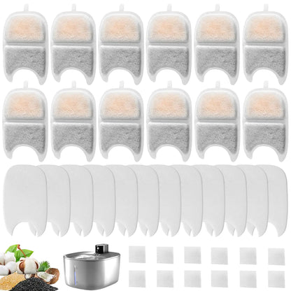 12 Filter Pieces For (Smart Fountain)