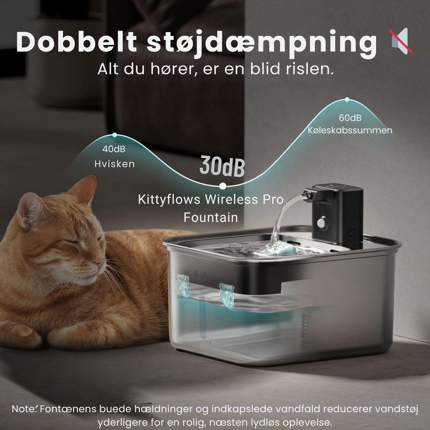 Kittyflows™ Wireless Pro Fountain – 3L