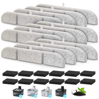 12 Filter Pieces Replacement For (Fountain Pro)