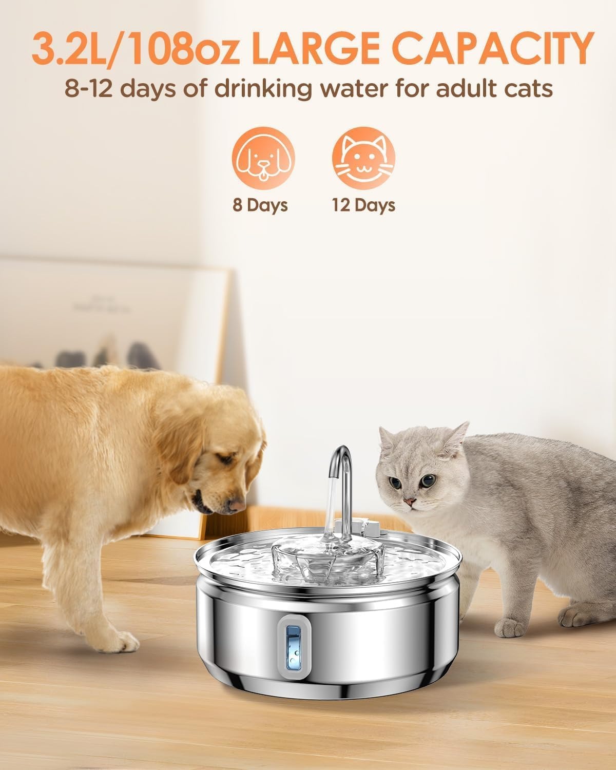 Kittyflows™ Plus Fountain – 3.2L