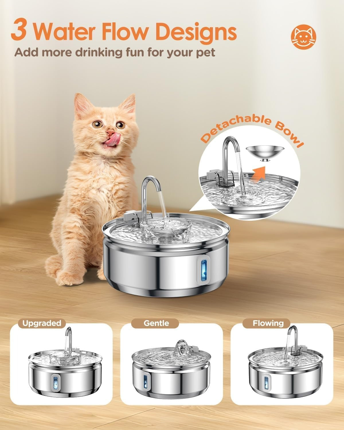 Kittyflows™ Plus Fountain – 3.2L